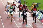 Nijel Amos (Botswana) wins the 800 metres at the Commonwealth Games, Glasgow. Photo: David T. Hewitson/Sports for All Pics